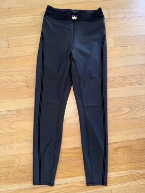 ALO Yoga Black High-Rise Seam Detail Leggings